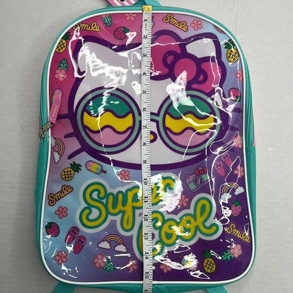 Sanrio Hello Kitty Super Cool Backpack – Pink Kawaii School Bag - Picture 3 of 4